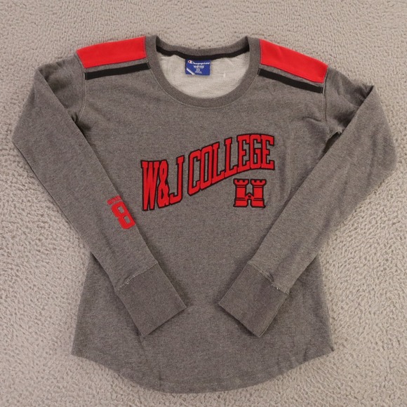 Champion Jackets & Blazers - W&J Presidents Shirt Womens XS Gray Cotton Blend Champion Heritage 1781